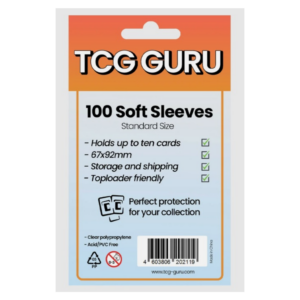 TCG GURU Soft Sleeves Standard Size mit 100 Kartenhüllen
